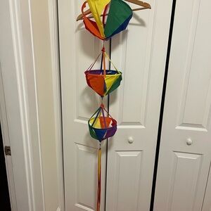 Rainbow Rotating Windsock Spinner – Porch Decor